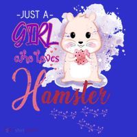 Just A Girl Who Loves Hamster Gift Visor thumb 3