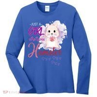 Just A Girl Who Loves Hamster Gift Women's Long Sleeve Shirt thumb 0