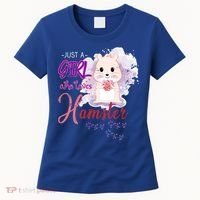 Just A Girl Who Loves Hamster Gift Women's T-Shirt thumb 0
