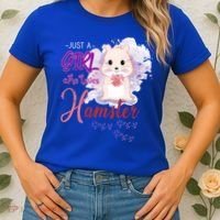 Just A Girl Who Loves Hamster Gift Women's T-Shirt thumb 2