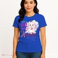 Just A Girl Who Loves Hamster Gift Women's T-Shirt thumb 4