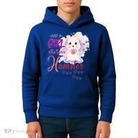 Just A Girl Who Loves Hamster Gift Kids Hoodie thumb 4