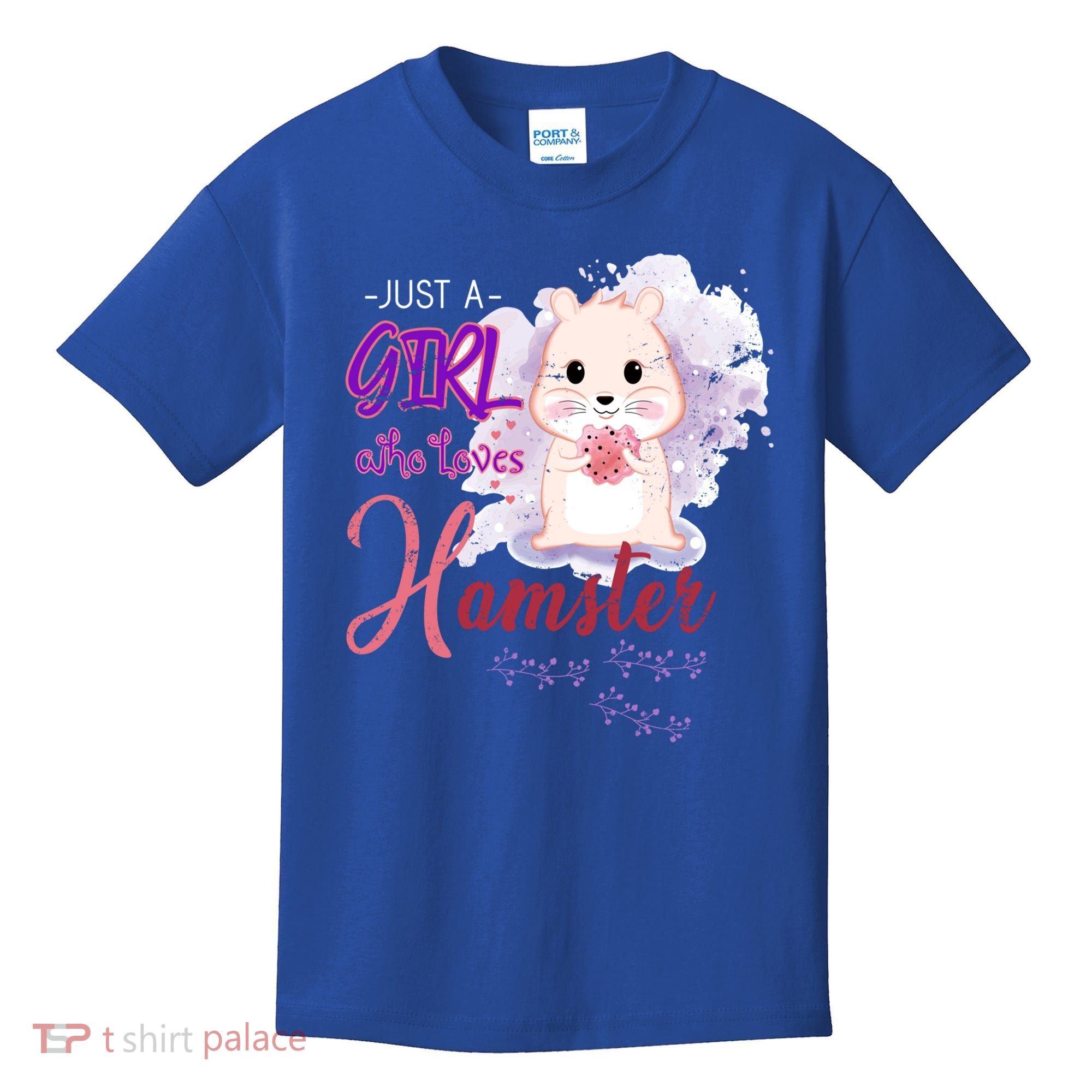 Just A Girl Who Loves Hamster Gift Kids T-Shirt