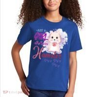 Just A Girl Who Loves Hamster Gift Kids T-Shirt thumb 2