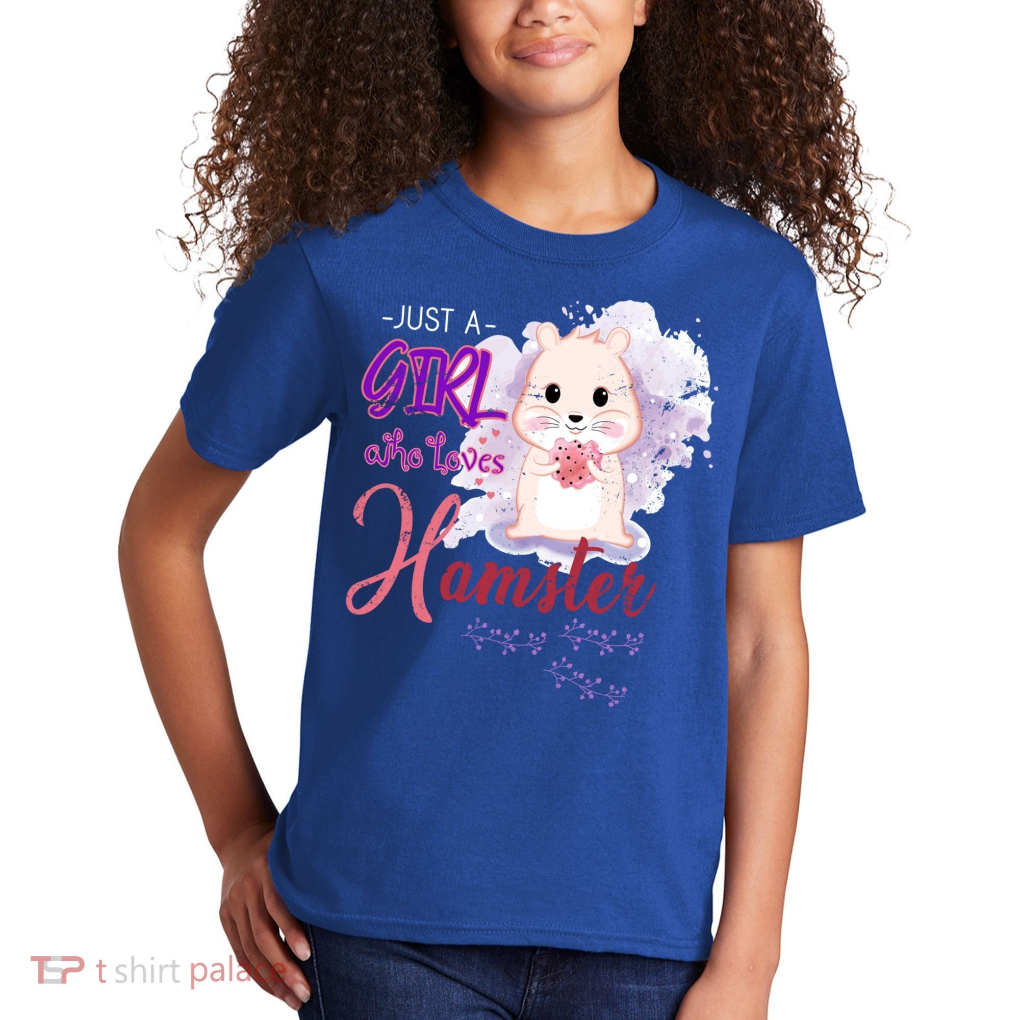 Just A Girl Who Loves Hamster Gift Kids T-Shirt