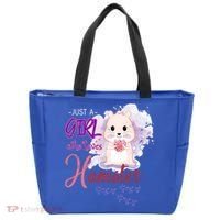 Just A Girl Who Loves Hamster Gift Tote Bag thumb 0