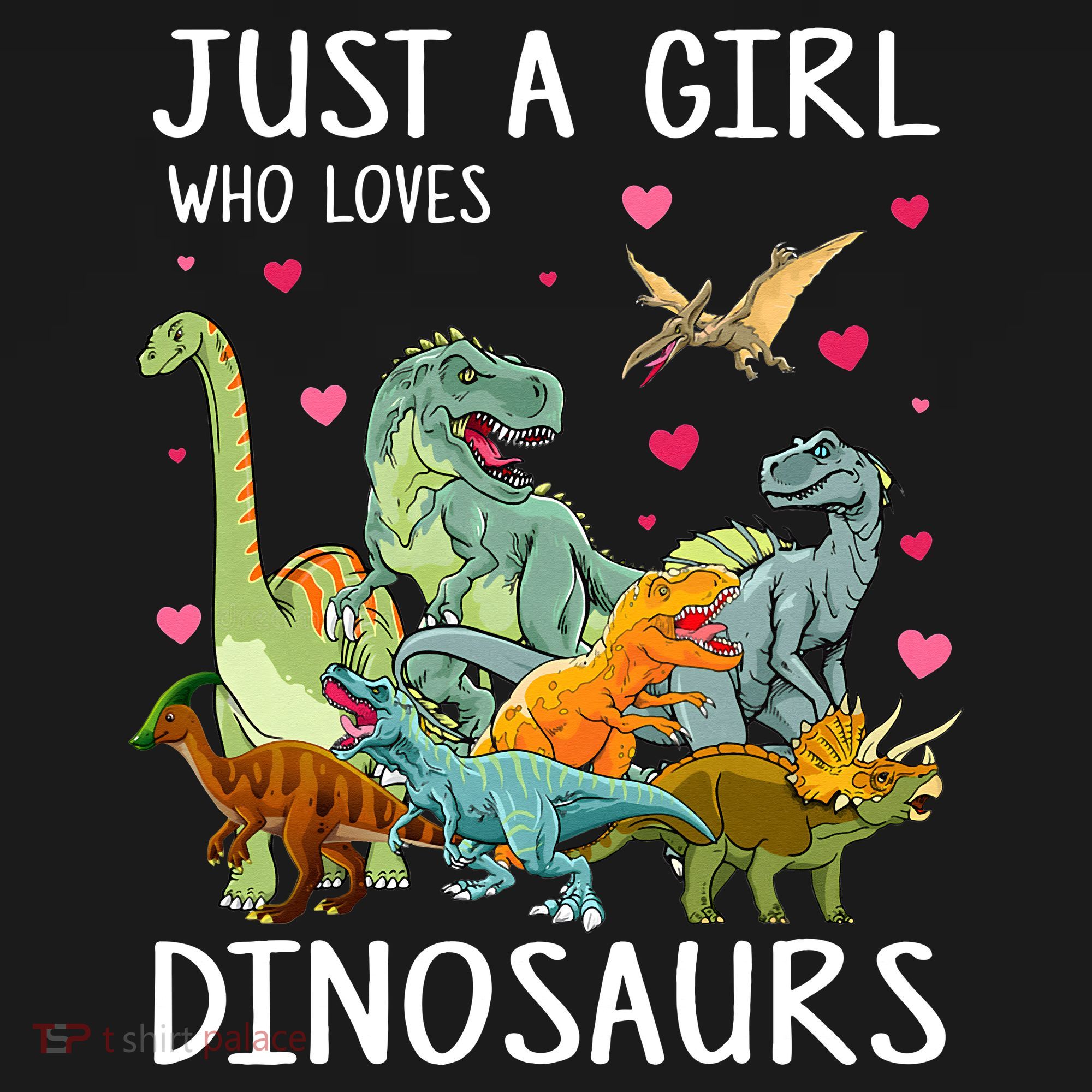 Just A Girl Who Loves Dinosaurs T Rex Dinosaur Women's Hoodie