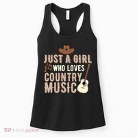 Just A Girl Who Loves Country Music Women's Tank Top thumb 0