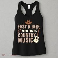 Just A Girl Who Loves Country Music Women's Tank Top thumb 3