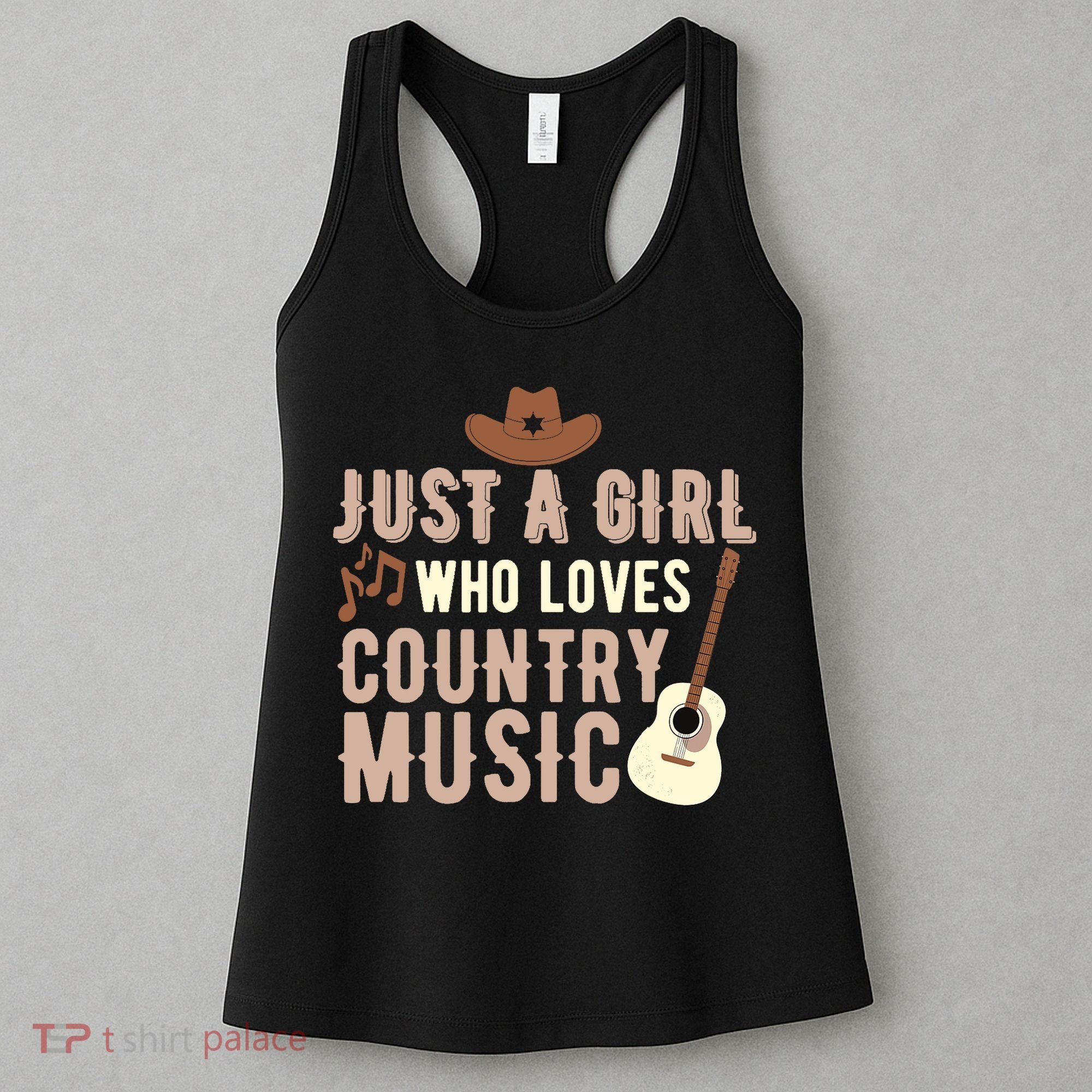 Just A Girl Who Loves Country Music Women's Tank Top