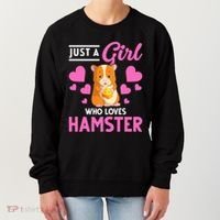 Just A Girl Who Loves Hamsters Hamster Gift Women's Sweatshirt thumb 0