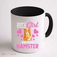 Just A Girl Who Loves Hamsters Hamster Gift Coffee Mug thumb 1