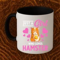 Just A Girl Who Loves Hamsters Hamster Gift Coffee Mug thumb 2