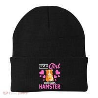 Just A Girl Who Loves Hamsters Hamster Gift Beanie thumb 0