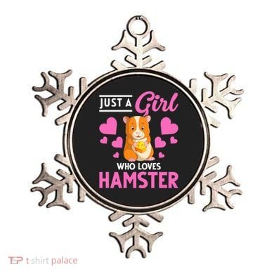 Just A Girl Who Loves Hamsters Hamster Gift Ornament