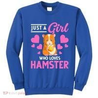Just A Girl Who Loves Hamsters Hamster Gift Sweatshirt thumb 0