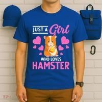 Just A Girl Who Loves Hamsters Hamster Gift T-Shirt thumb 6