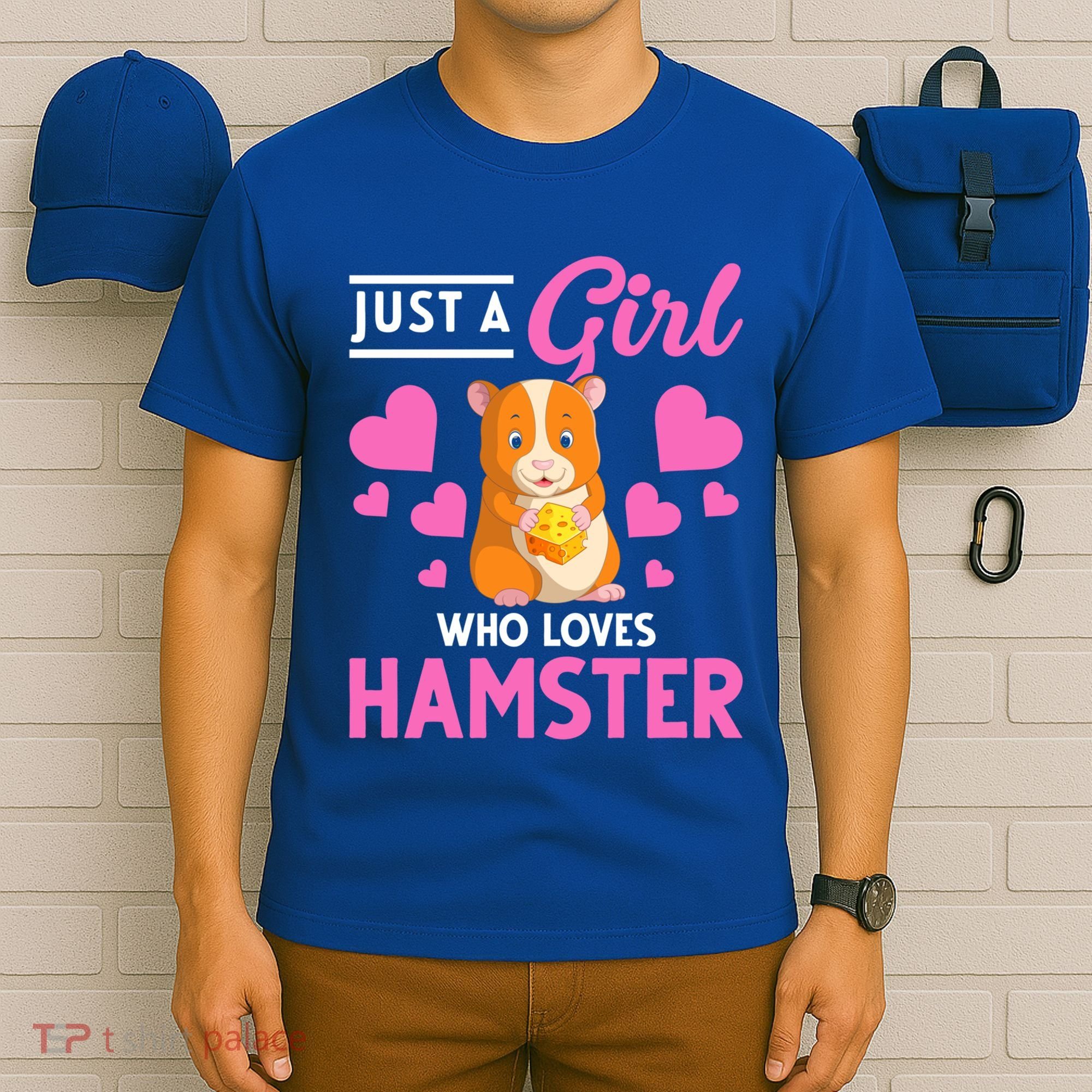 Just A Girl Who Loves Hamsters Hamster Gift T-Shirt