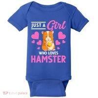 Just A Girl Who Loves Hamsters Hamster Gift Baby Bodysuit thumb 0