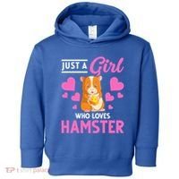 Just A Girl Who Loves Hamsters Hamster Gift Toddler Hoodie thumb 0