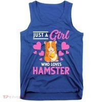 Just A Girl Who Loves Hamsters Hamster Gift Tank Top thumb 0