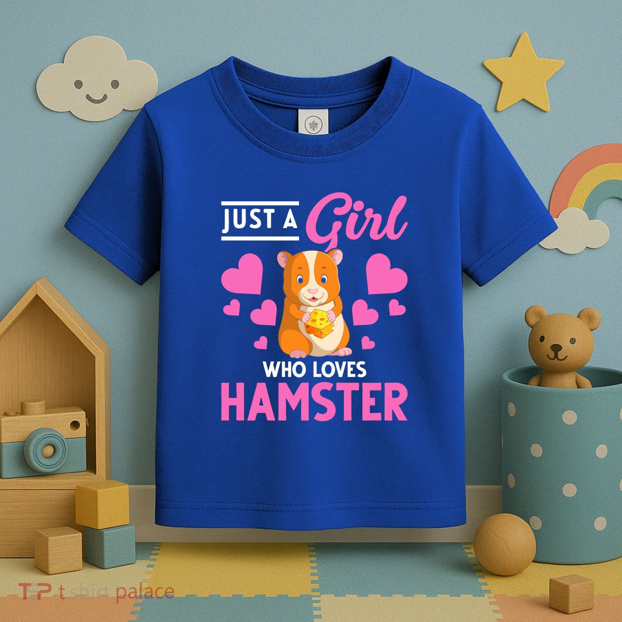 Just A Girl Who Loves Hamsters Hamster Gift Toddler T-Shirt