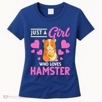 Just A Girl Who Loves Hamsters Hamster Gift Women's T-Shirt thumb 0