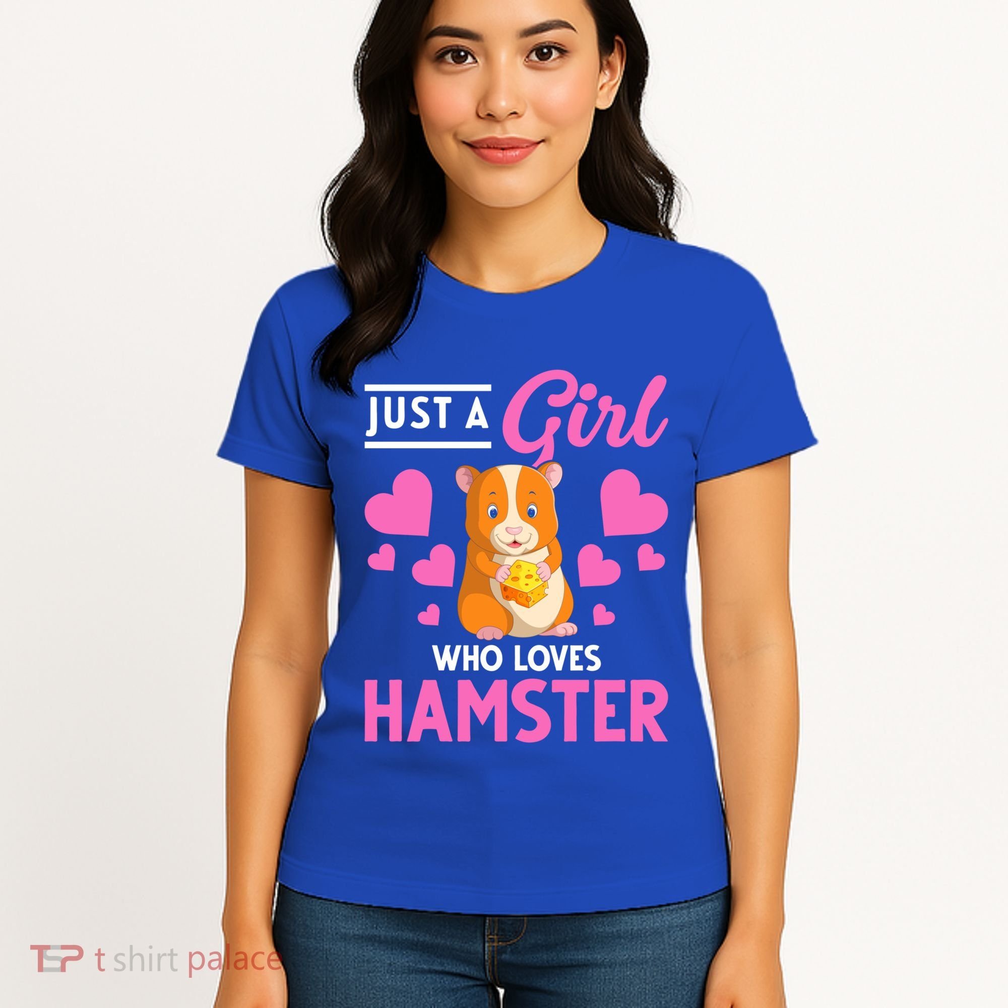 Just A Girl Who Loves Hamsters Hamster Gift Women's T-Shirt
