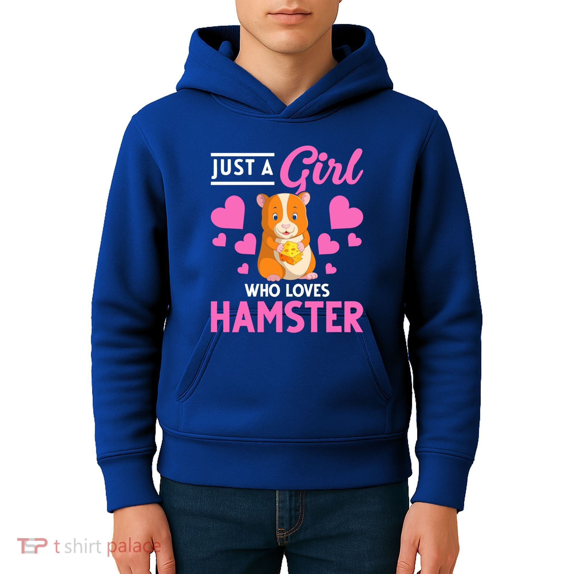 Just A Girl Who Loves Hamsters Hamster Gift Kids Hoodie