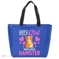 Just A Girl Who Loves Hamsters Hamster Gift Tote Bag thumb 0