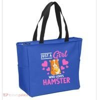 Just A Girl Who Loves Hamsters Hamster Gift Tote Bag thumb 2
