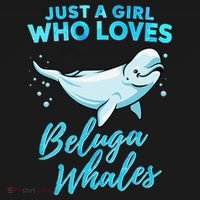 Just A Girl Who Loves Beluga Whales Cute Whale Bucket Hat thumb 4
