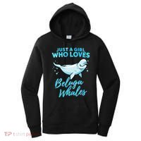 Just A Girl Who Loves Beluga Whales Cute Whale Women's Hoodie thumb 0