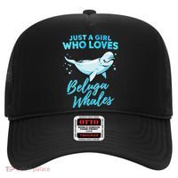 Just A Girl Who Loves Beluga Whales Cute Whale Hat thumb 0