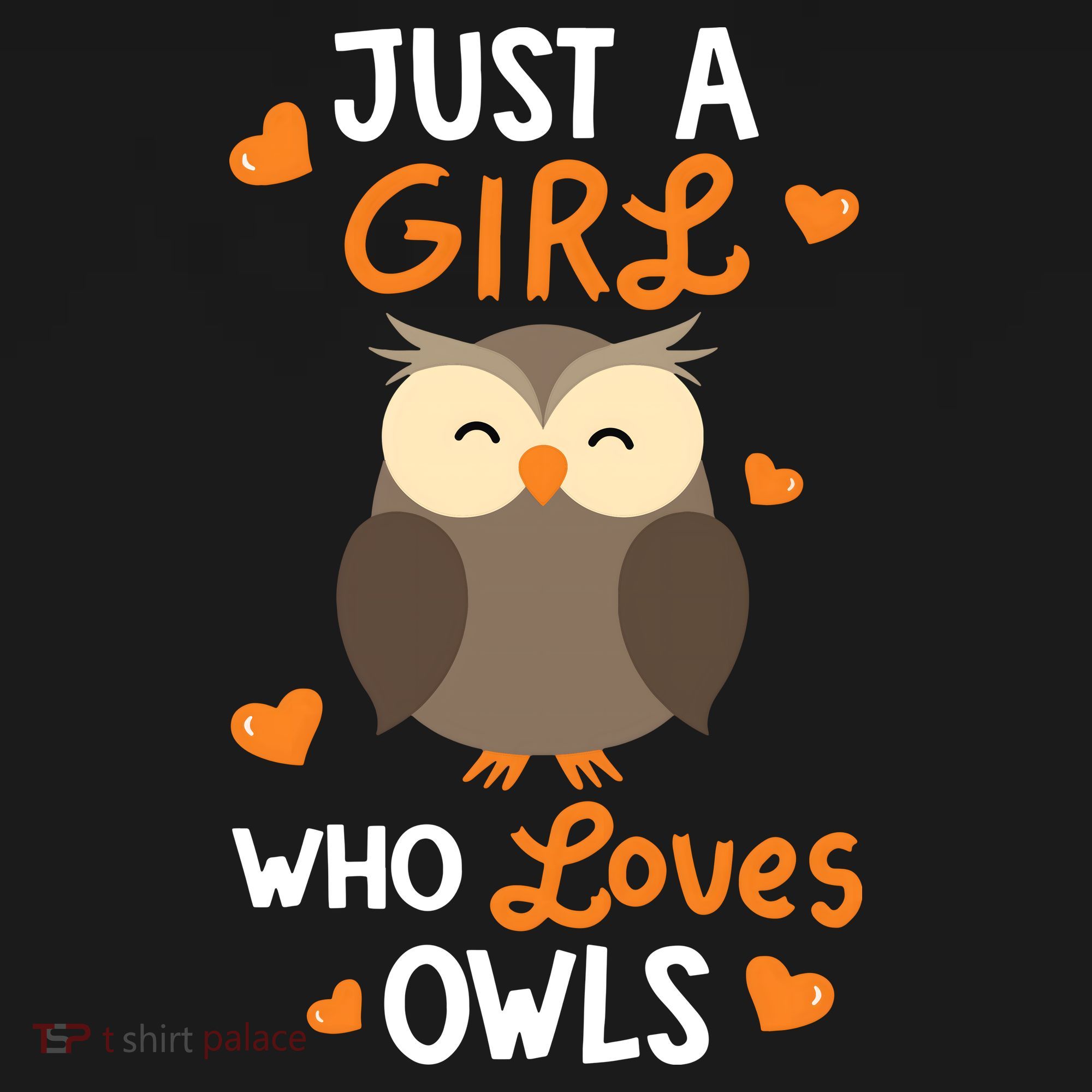 Just A Girl Who Loves Owls Cute Owl Lover Gifts T-Shirt
