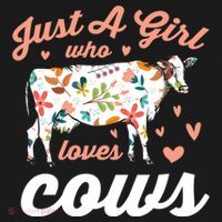 Just A Girl Who Loves Cows Gift Pajama Set thumb 2