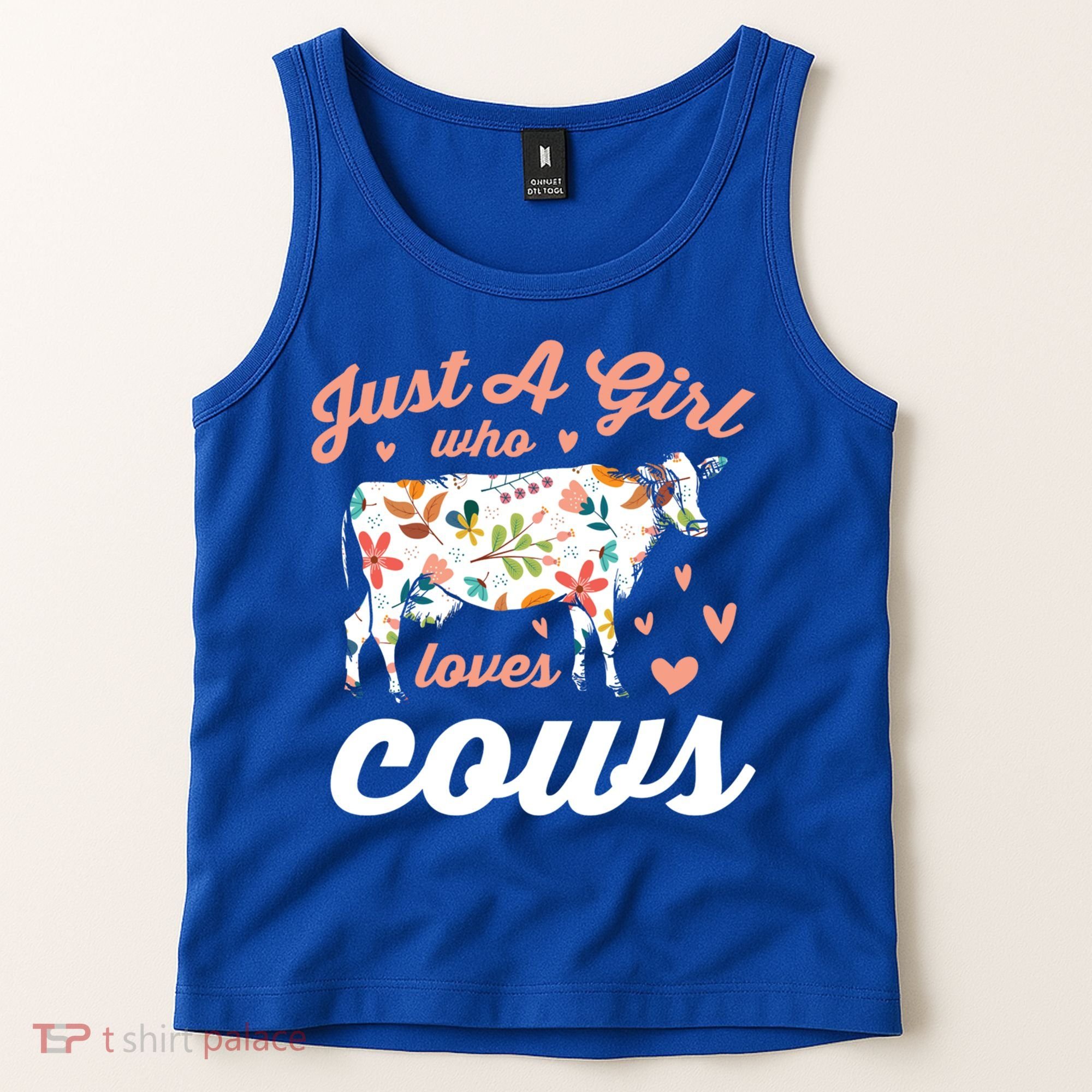 Just A Girl Who Loves Cows Gift Tank Top