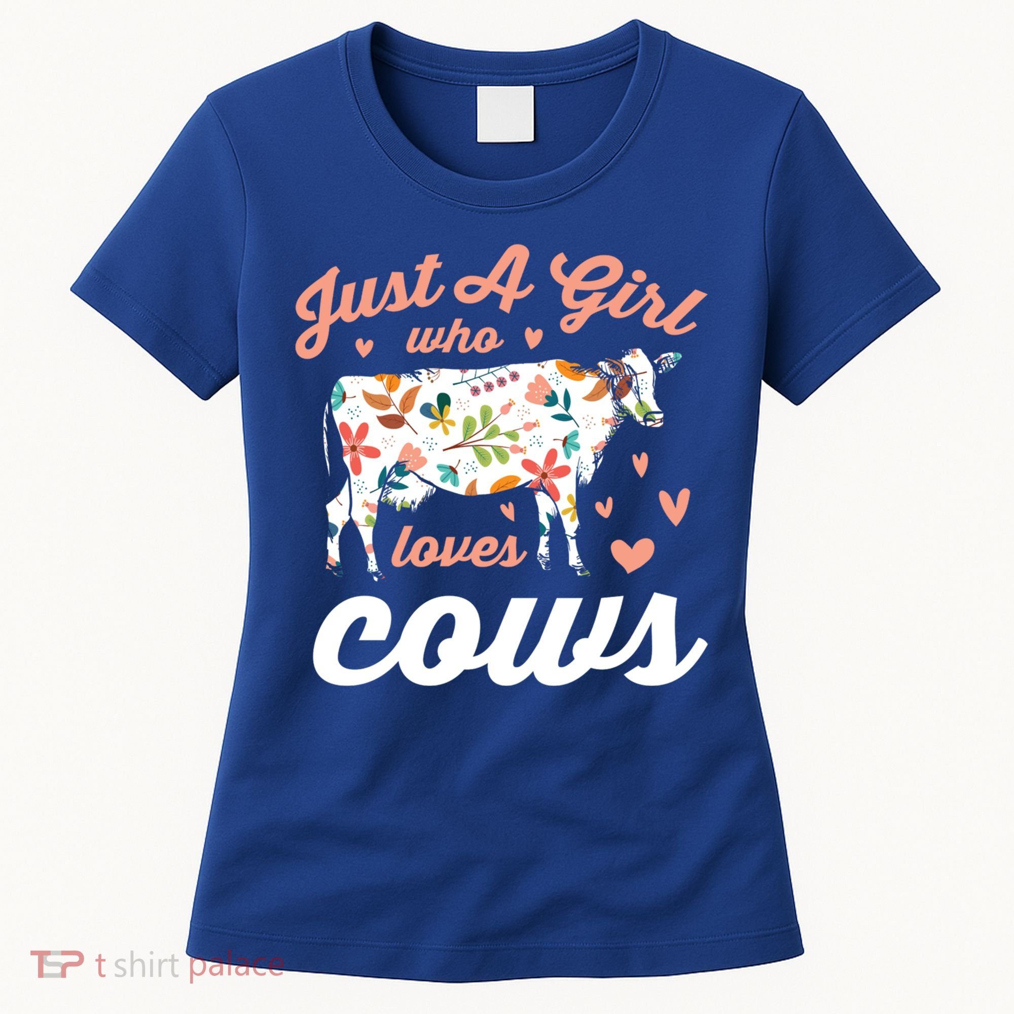 Just A Girl Who Loves Cows Gift Women's T-Shirt