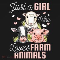 Just A Girl Who Loves Farm Animals Women's Hoodie thumb 2