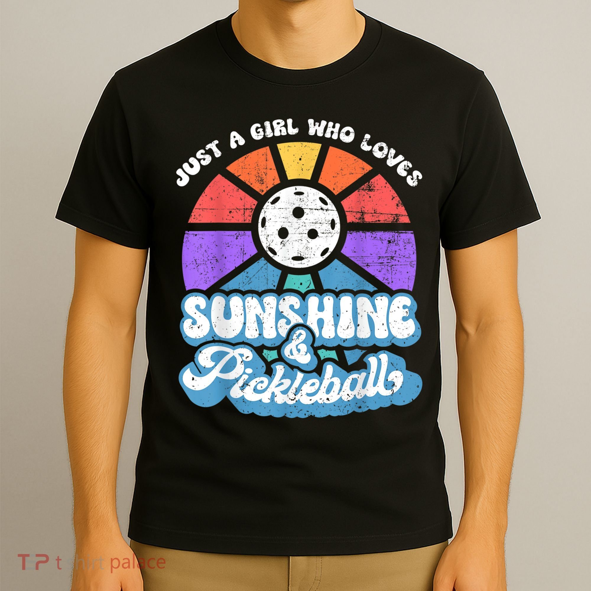 Just A Girl Who Loves Sunshine & Pickleball T-Shirt