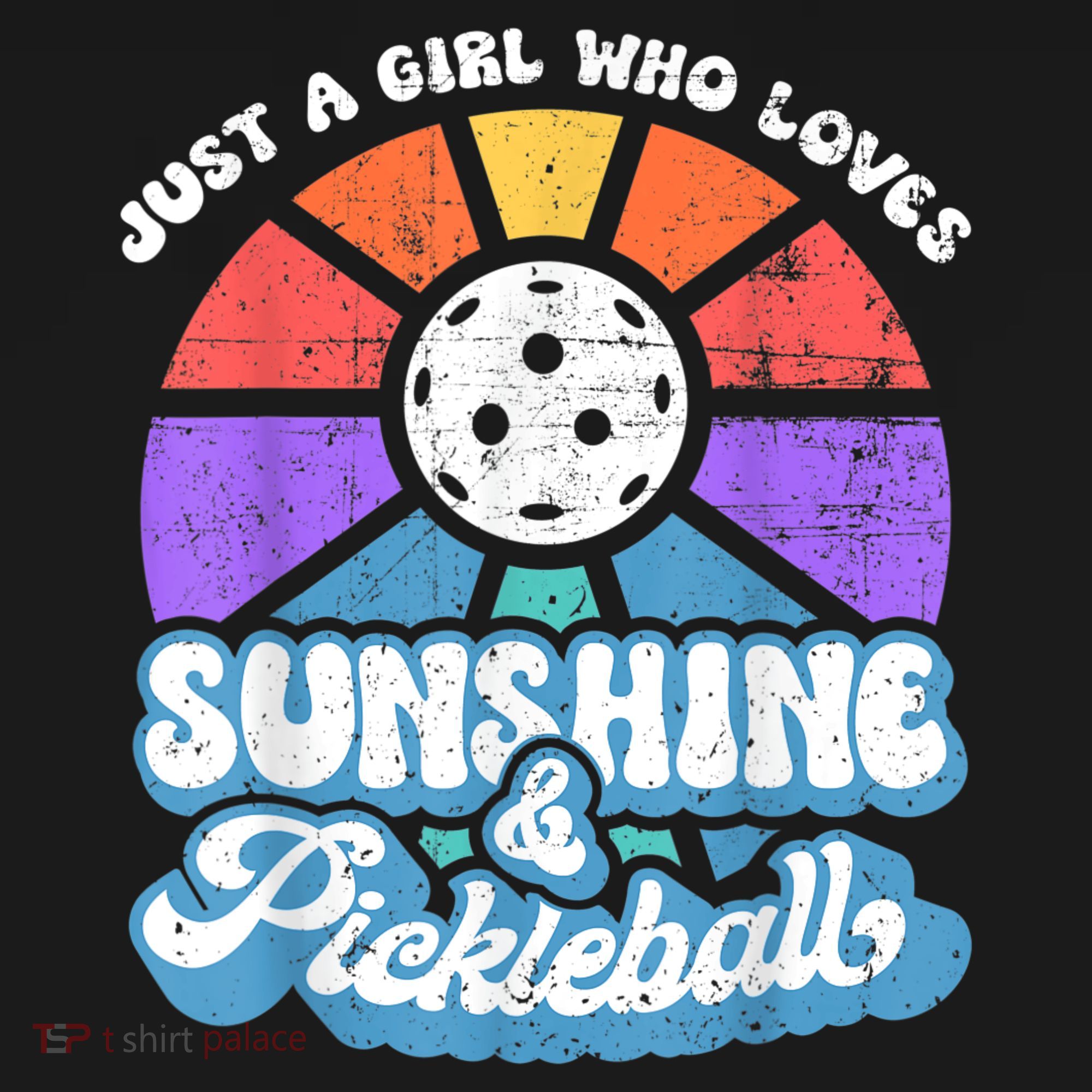 Just A Girl Who Loves Sunshine & Pickleball Women's Tank Top