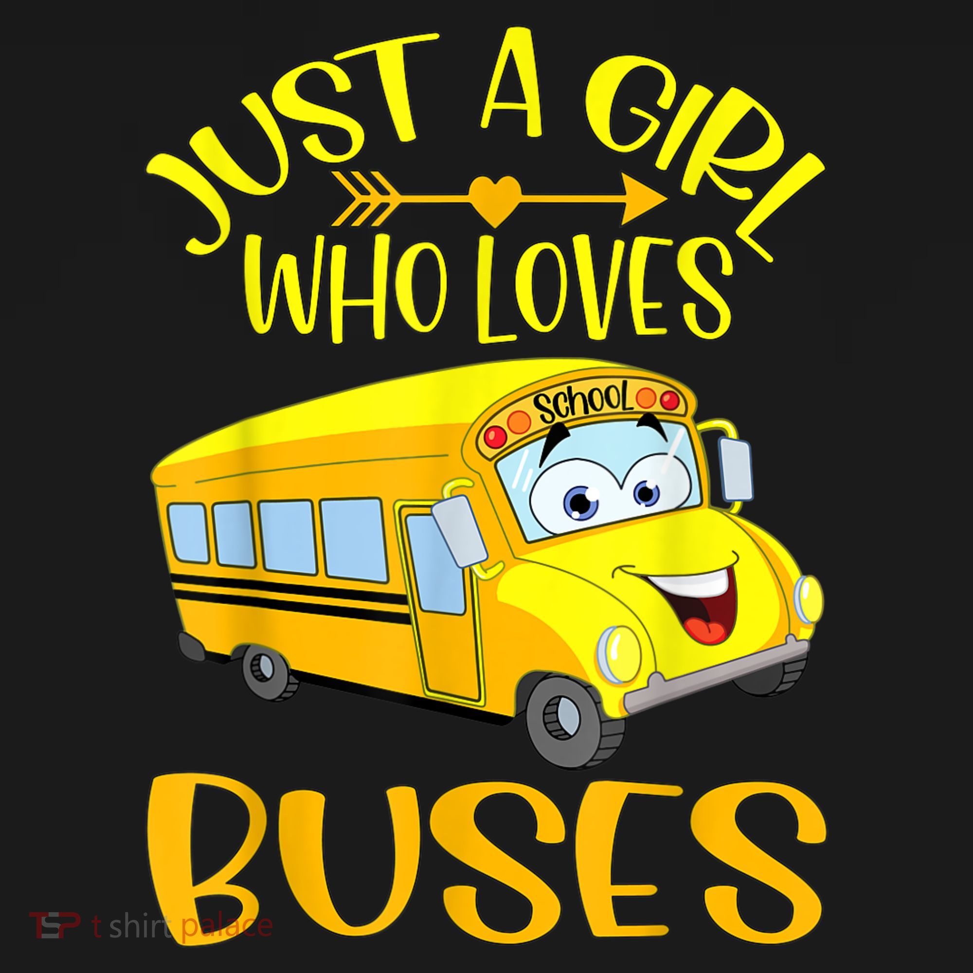 Just A Girl Who Loves School Buses Tee Cute Bus Lovers Hoodie