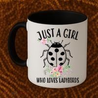 Just A Girl Who Loves Ladybugs Coffee Mug thumb 2