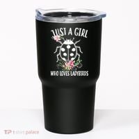 Just A Girl Who Loves Ladybugs Tumbler thumb 0