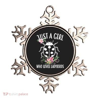 Just A Girl Who Loves Ladybugs Ornament