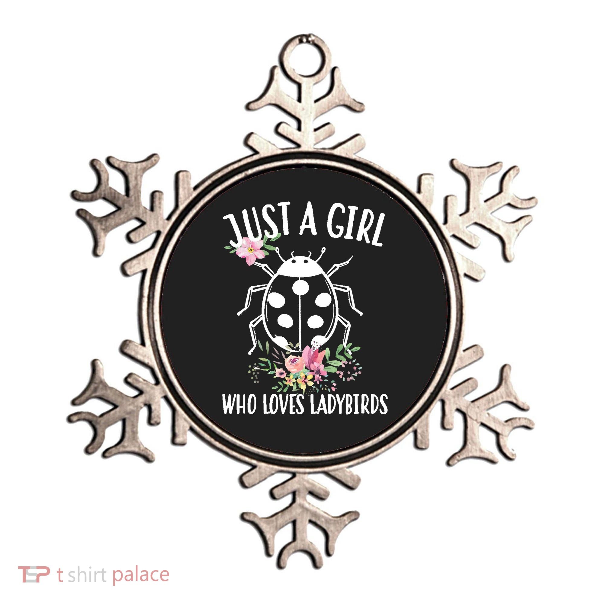 Just A Girl Who Loves Ladybugs Ornament