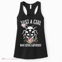 Just A Girl Who Loves Ladybugs Women's Tank Top thumb 0