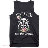 Just A Girl Who Loves Ladybugs Tank Top thumb 0