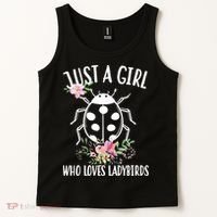 Just A Girl Who Loves Ladybugs Tank Top thumb 2