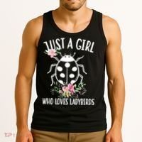 Just A Girl Who Loves Ladybugs Tank Top thumb 3